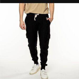 Champion Black Cargo Pants for Men